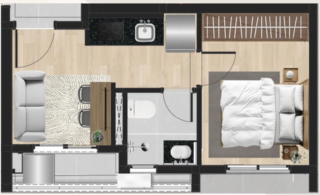 Apartamento, 2 quartos, 49 m² - Foto 33