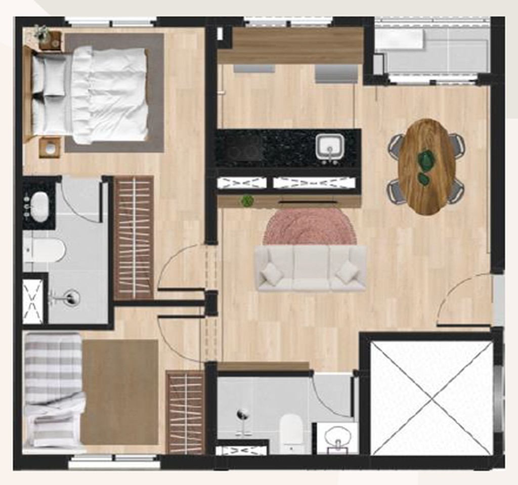Apartamento, 1 quarto, 26 m² - Foto 38