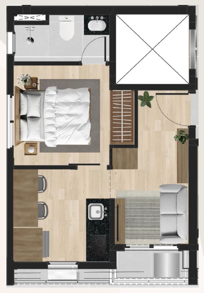 Apartamento, 1 quarto, 35 m² - Foto 34