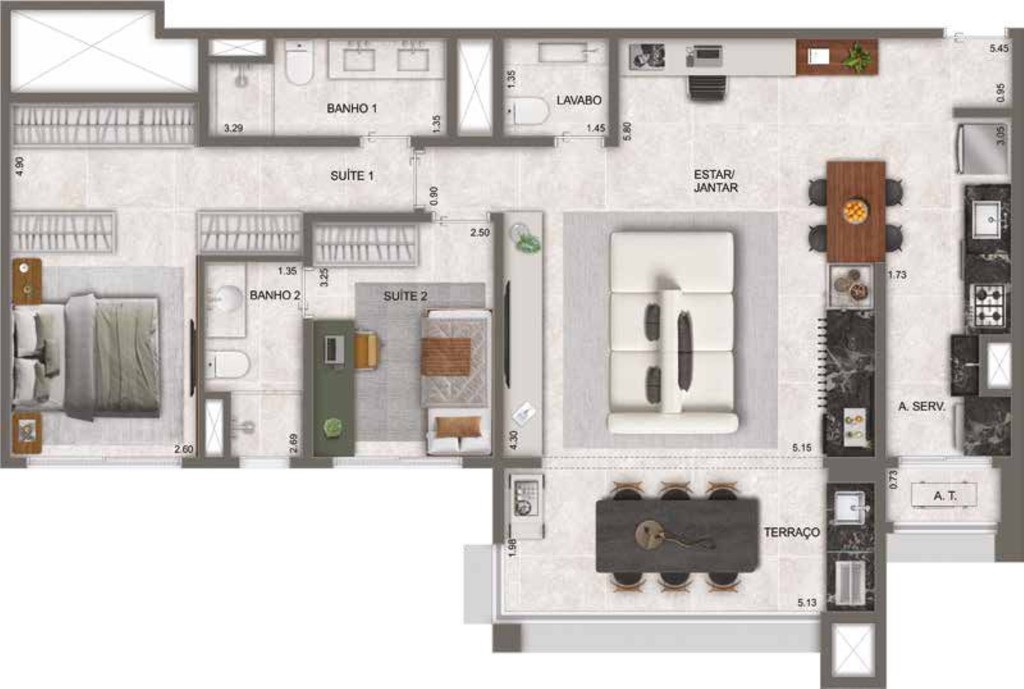 Apartamento, 2 quartos, 63 m² - Foto 42