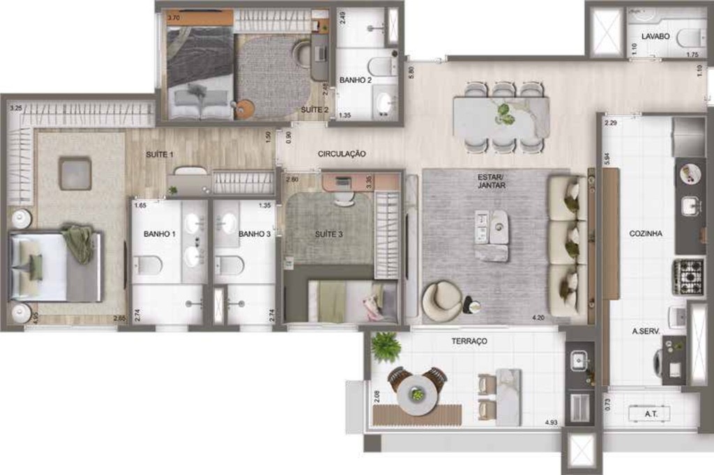 Apartamento, 2 quartos, 63 m² - Foto 43