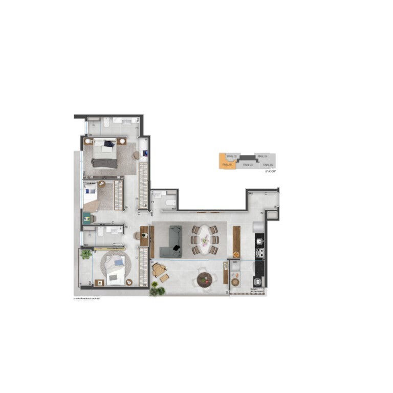 Apartamento, 3 quartos, 93 m² - Foto 32