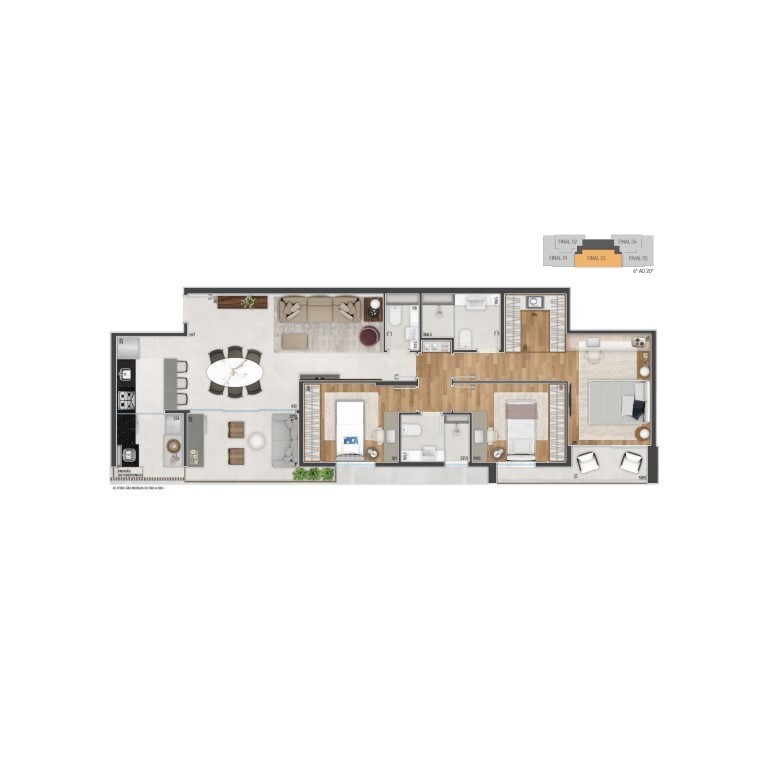 Apartamento, 3 quartos, 93 m² - Foto 33
