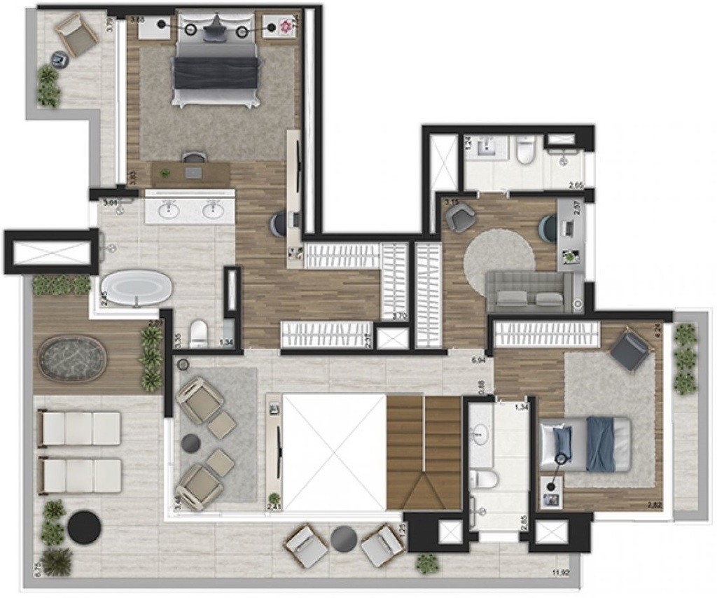 Apartamento, 3 quartos, 153 m² - Foto 43