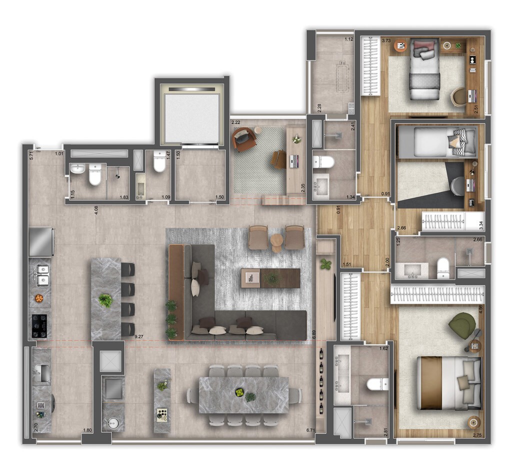 Apartamento, 2 quartos, 80 m² - Foto 21