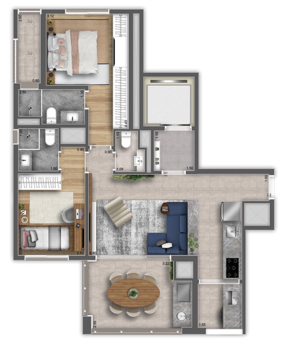 Apartamento, 1 quarto, 28 m² - Foto 19