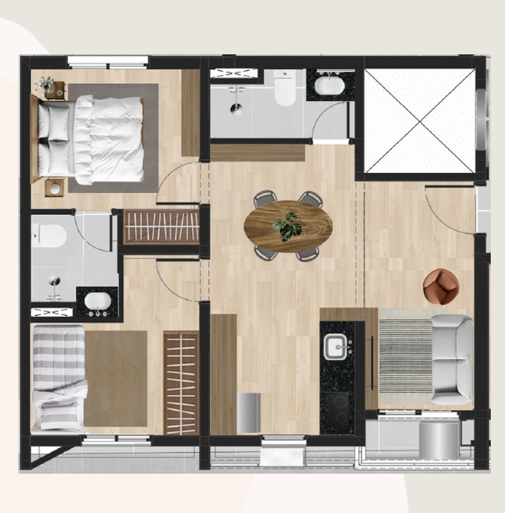 Apartamento, 1 quarto, 51 m² - Foto 37