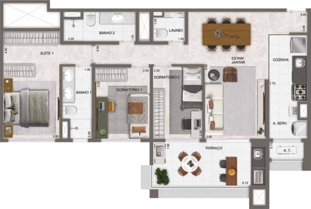 Apartamento, 2 quartos, 63 m² - Foto 41