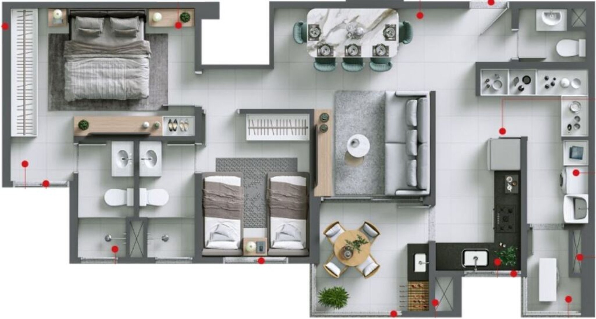 Apartamento, 3 quartos, 96 m² - Foto 22