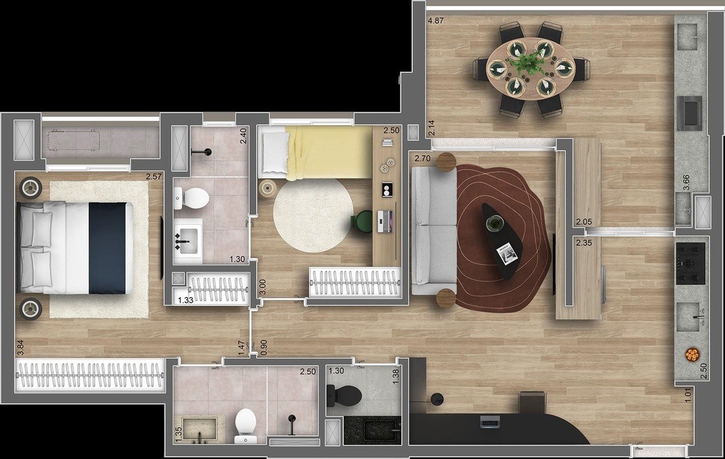 Apartamento, 3 quartos, 120 m² - Foto 25