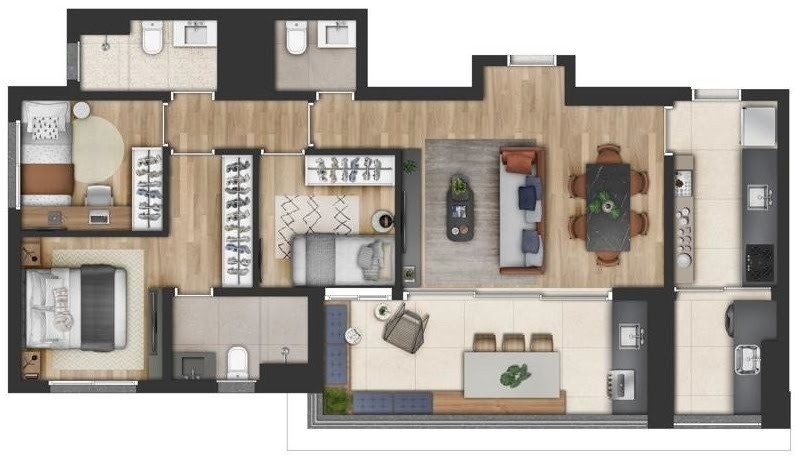 Apartamento, 3 quartos, 148 m² - Foto 15