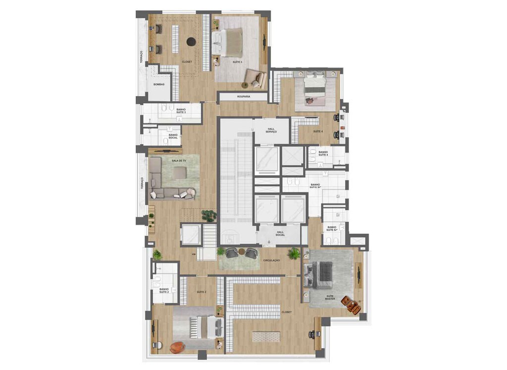 Cobertura, 4 quartos, 688 m² - Foto 16