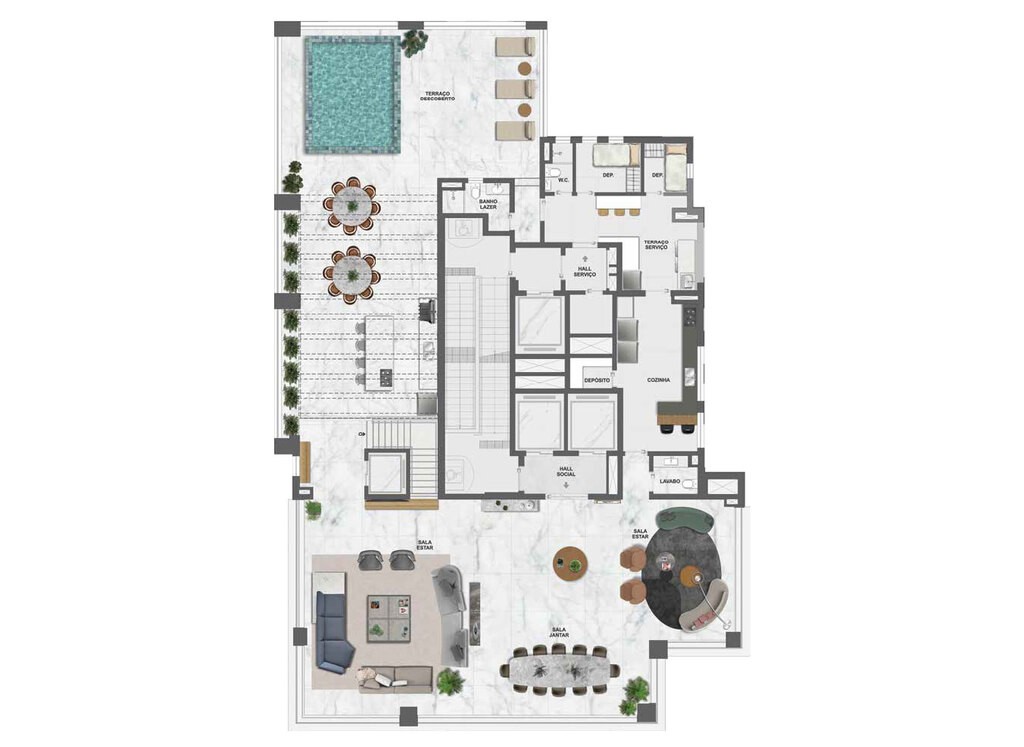 Cobertura, 4 quartos, 688 m² - Foto 17