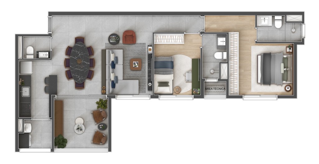 Apartamento, 2 quartos, 69 m² - Foto 14