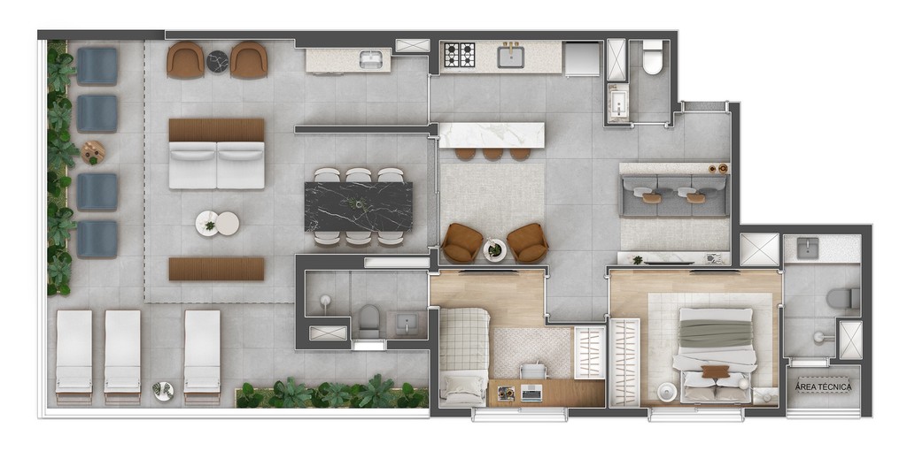 Apartamento, 2 quartos, 69 m² - Foto 15