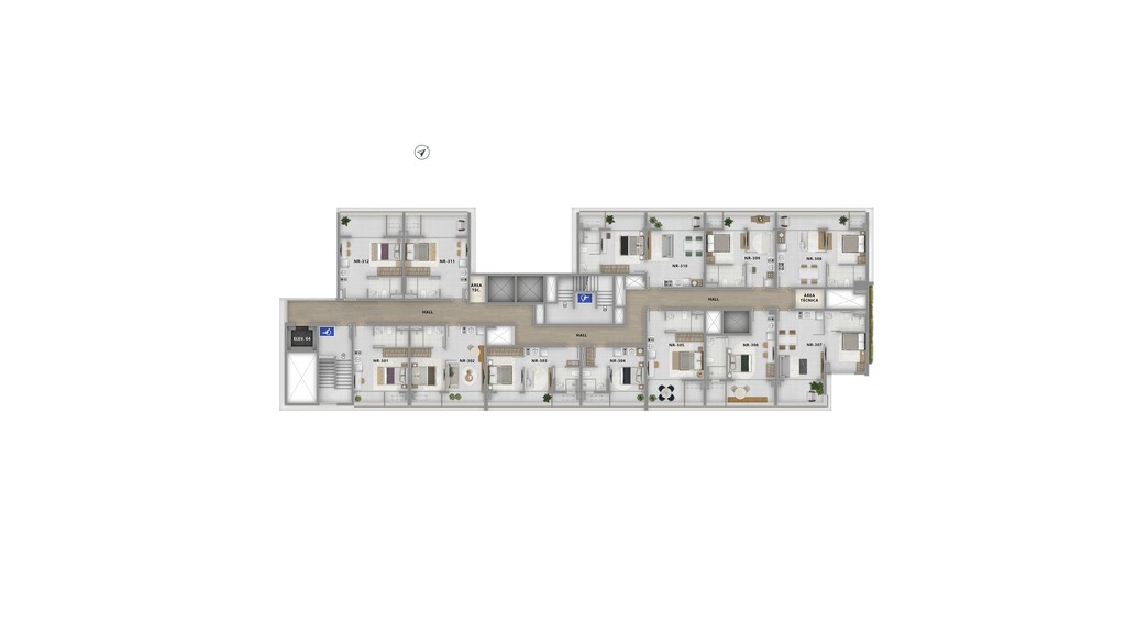 Apartamento, 1 quarto, 32 m² - Foto 9