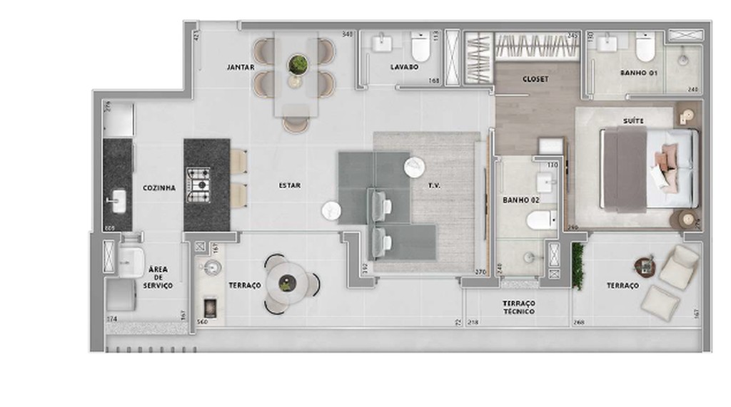 Apartamento, 2 quartos, 81 m² - Foto 35