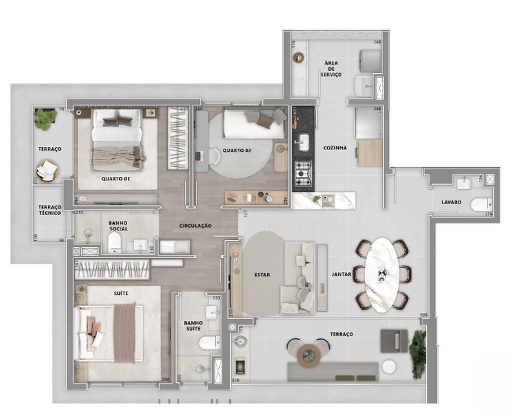 Apartamento, 2 quartos, 81 m² - Foto 36