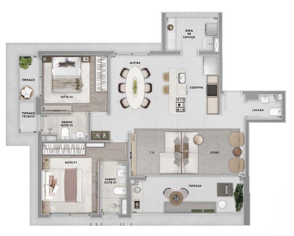 Apartamento, 2 quartos, 81 m² - Foto 37