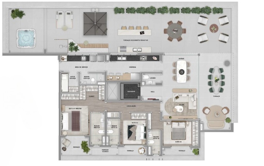 Apartamento, 3 quartos, 174 m² - Foto 40