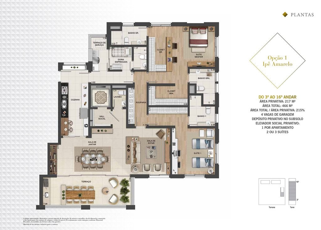 Apartamento, 3 quartos, 217 m² - Foto 45