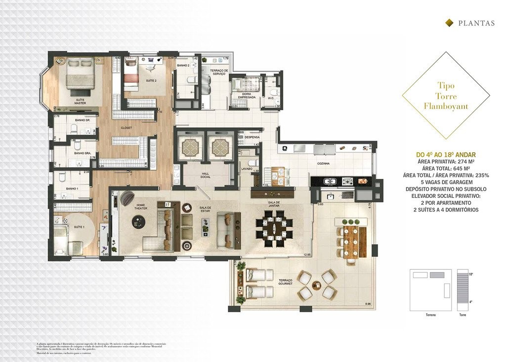 Apartamento, 3 quartos, 217 m² - Foto 50