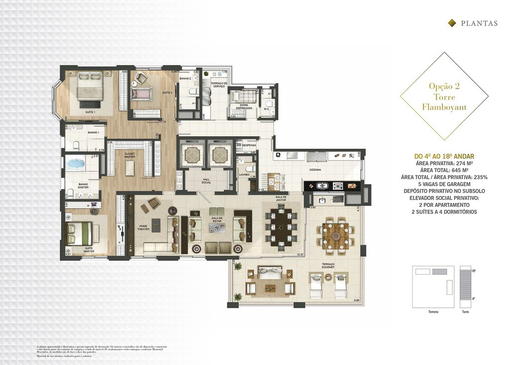Apartamento, 3 quartos, 217 m² - Foto 52