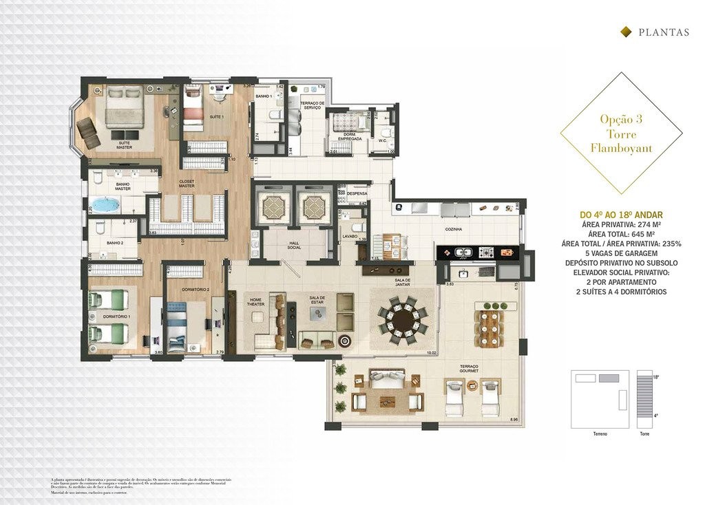 Apartamento, 3 quartos, 217 m² - Foto 53