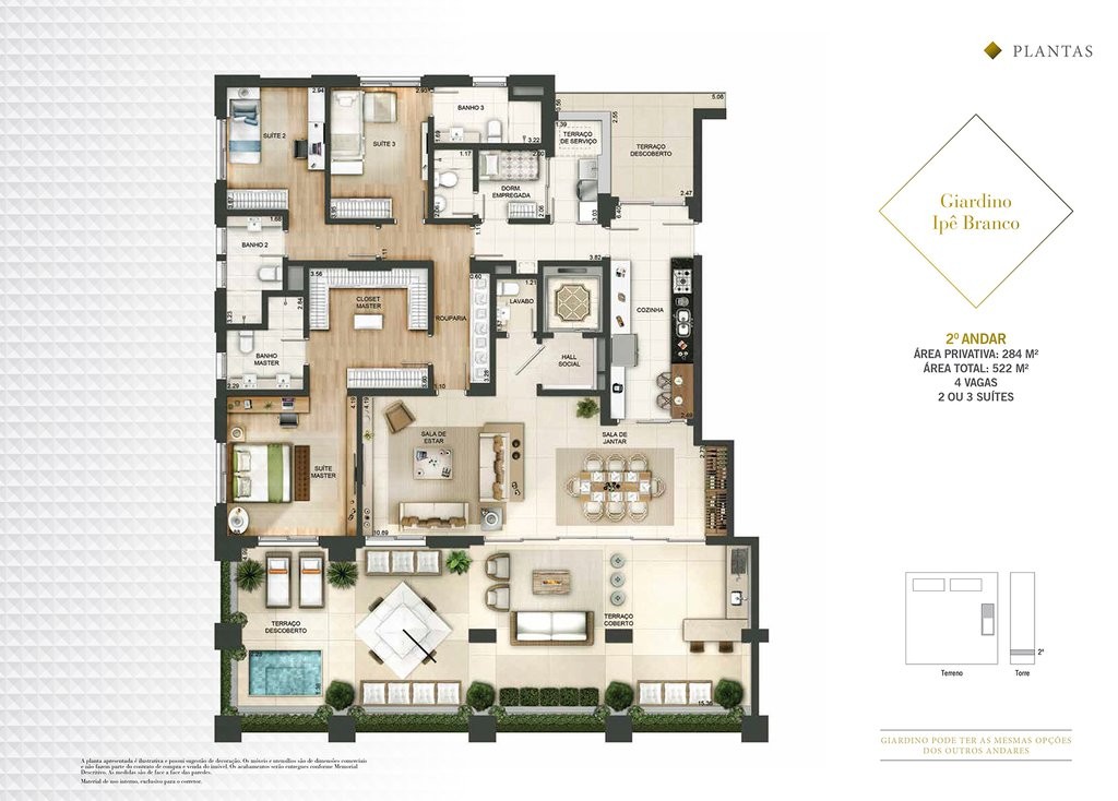 Apartamento, 3 quartos, 217 m² - Foto 55