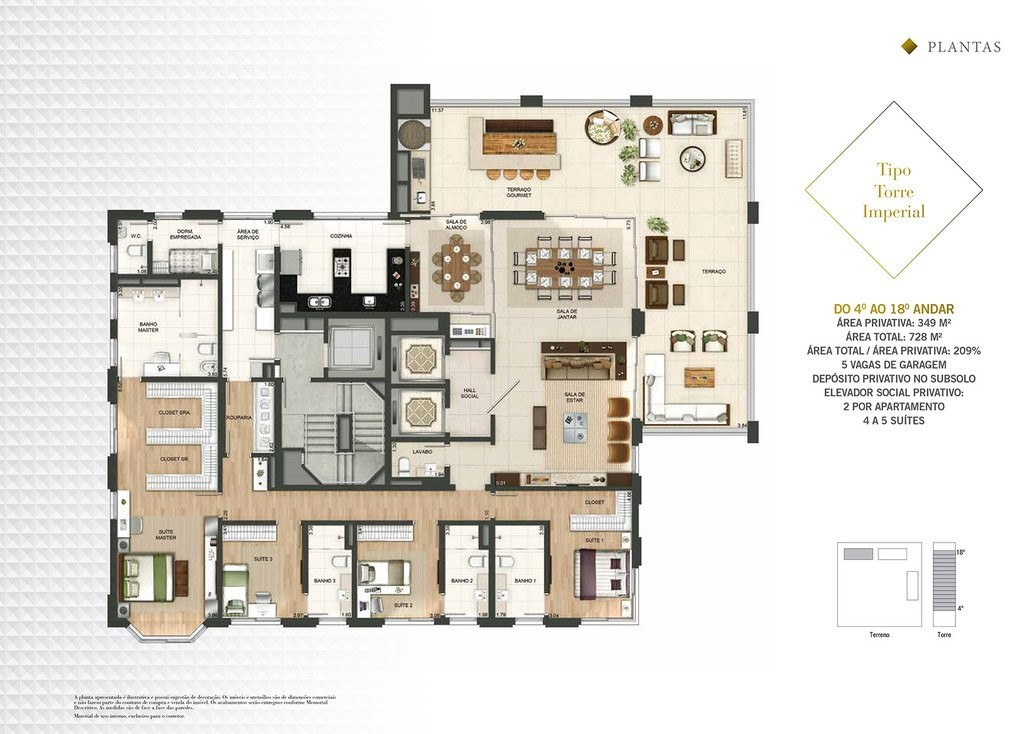 Apartamento, 3 quartos, 217 m² - Foto 56