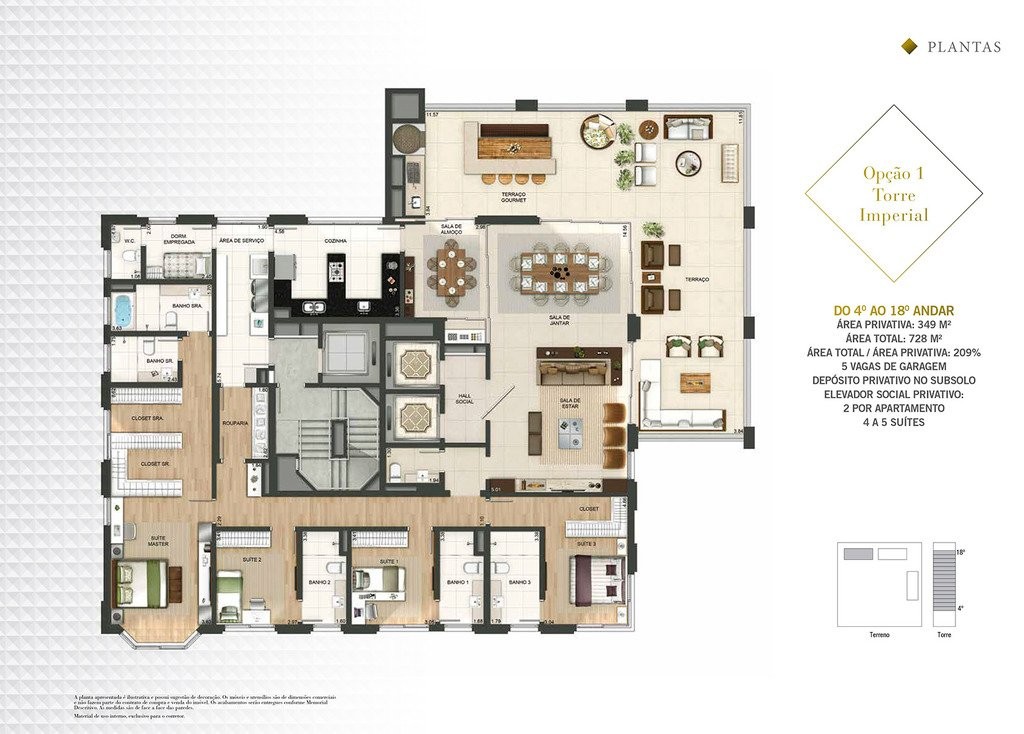 Apartamento, 3 quartos, 217 m² - Foto 57