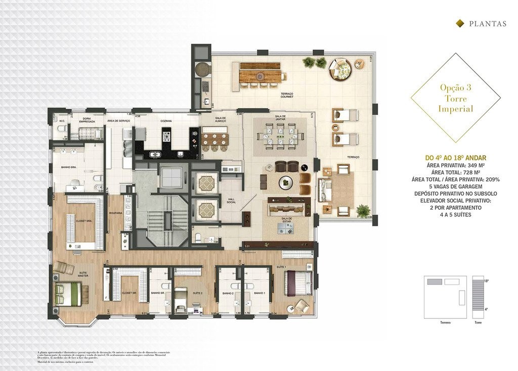 Apartamento, 3 quartos, 217 m² - Foto 59