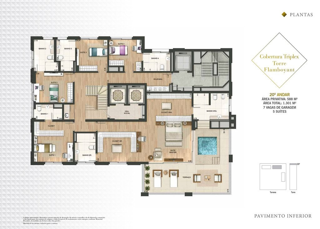 Apartamento, 3 quartos, 217 m² - Foto 60