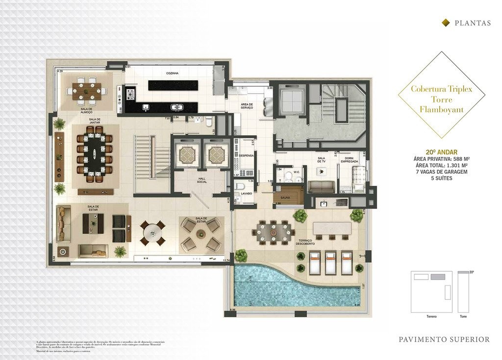 Apartamento, 3 quartos, 217 m² - Foto 61