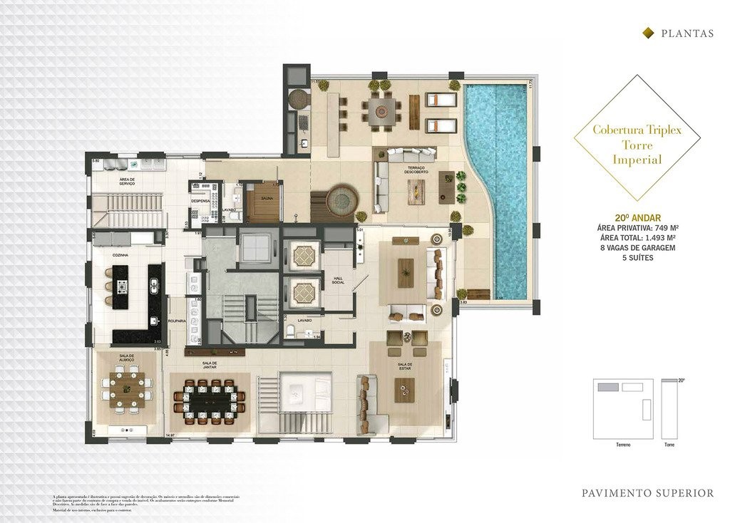 Apartamento, 3 quartos, 217 m² - Foto 64