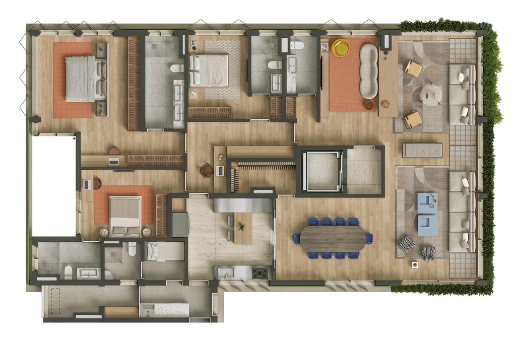 Apartamento, 4 quartos, 248 m² - Foto 23