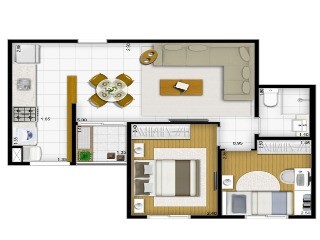 Apartamento, 2 quartos, 49 m² - Foto 8