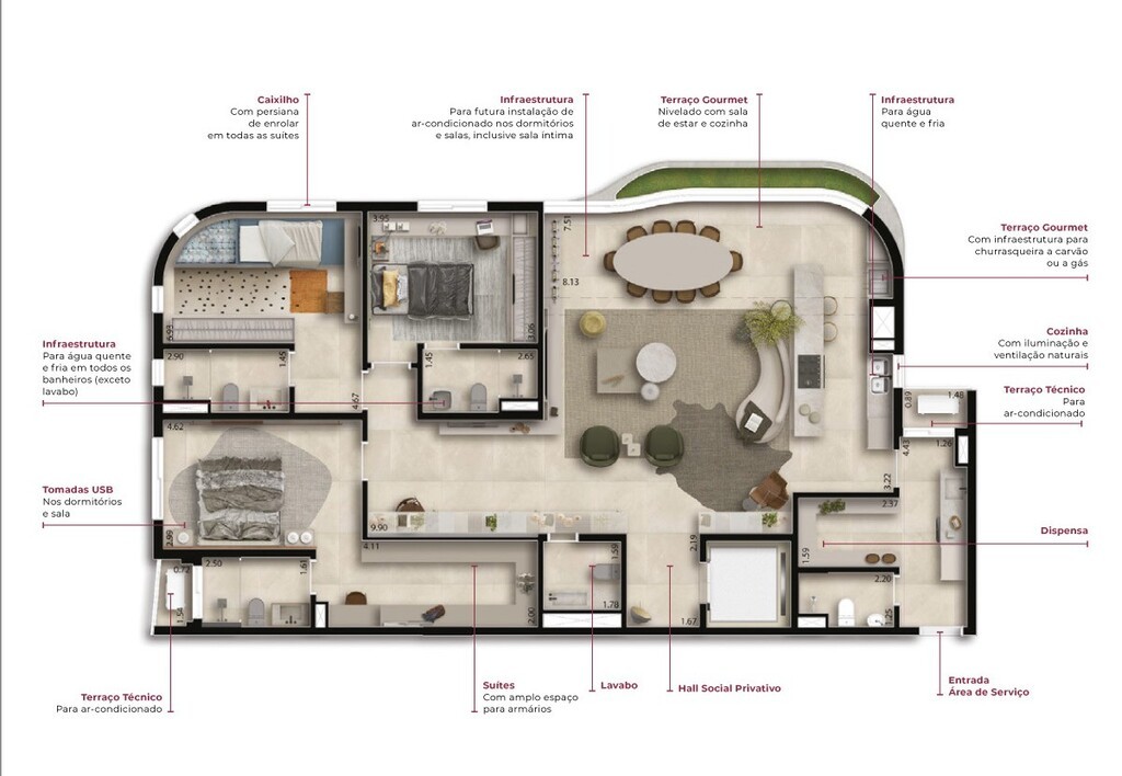 Apartamento, 3 quartos, 188 m² - Foto 17