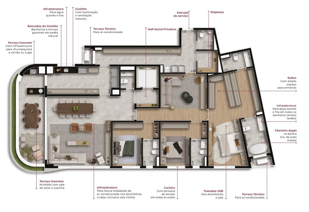Apartamento, 3 quartos, 188 m² - Foto 18