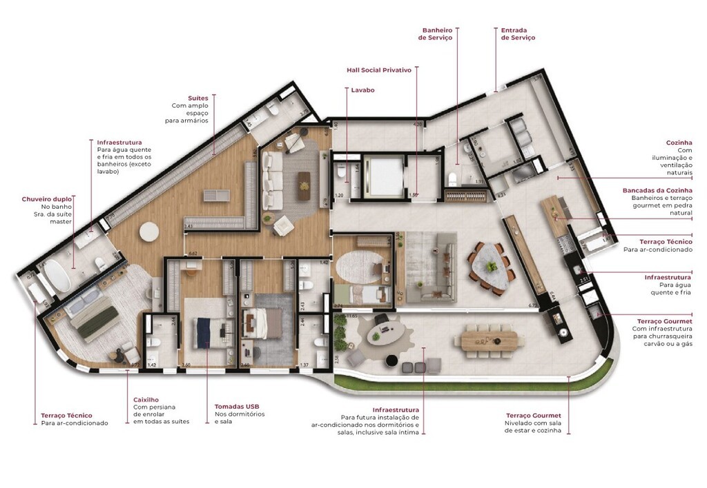 Apartamento, 3 quartos, 188 m² - Foto 20
