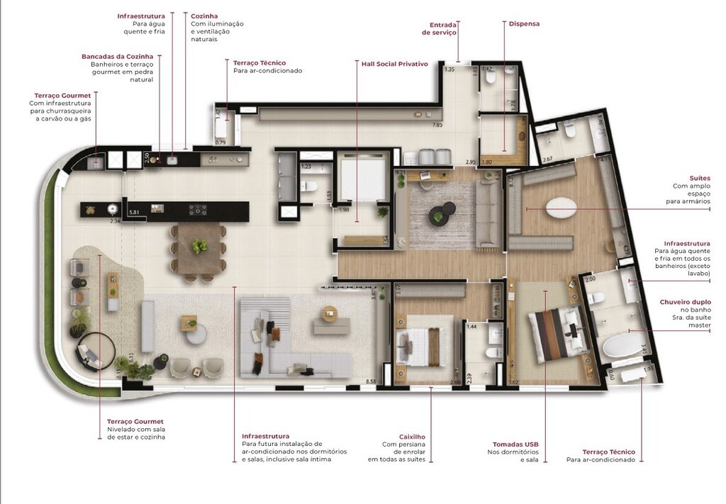Apartamento, 4 quartos, 299 m² - Foto 19