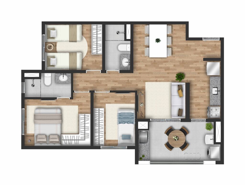 Apartamento, 2 quartos, 52 m² - Foto 27