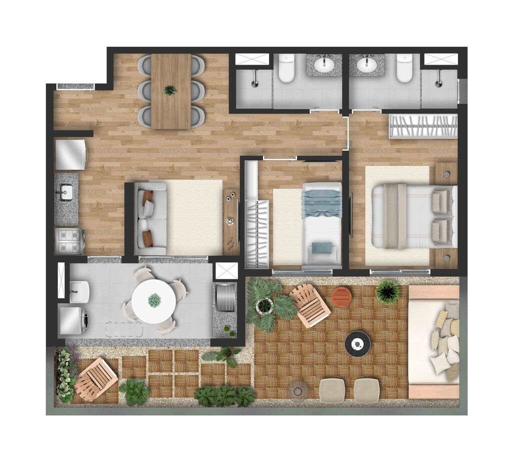 Apartamento, 2 quartos, 52 m² - Foto 28