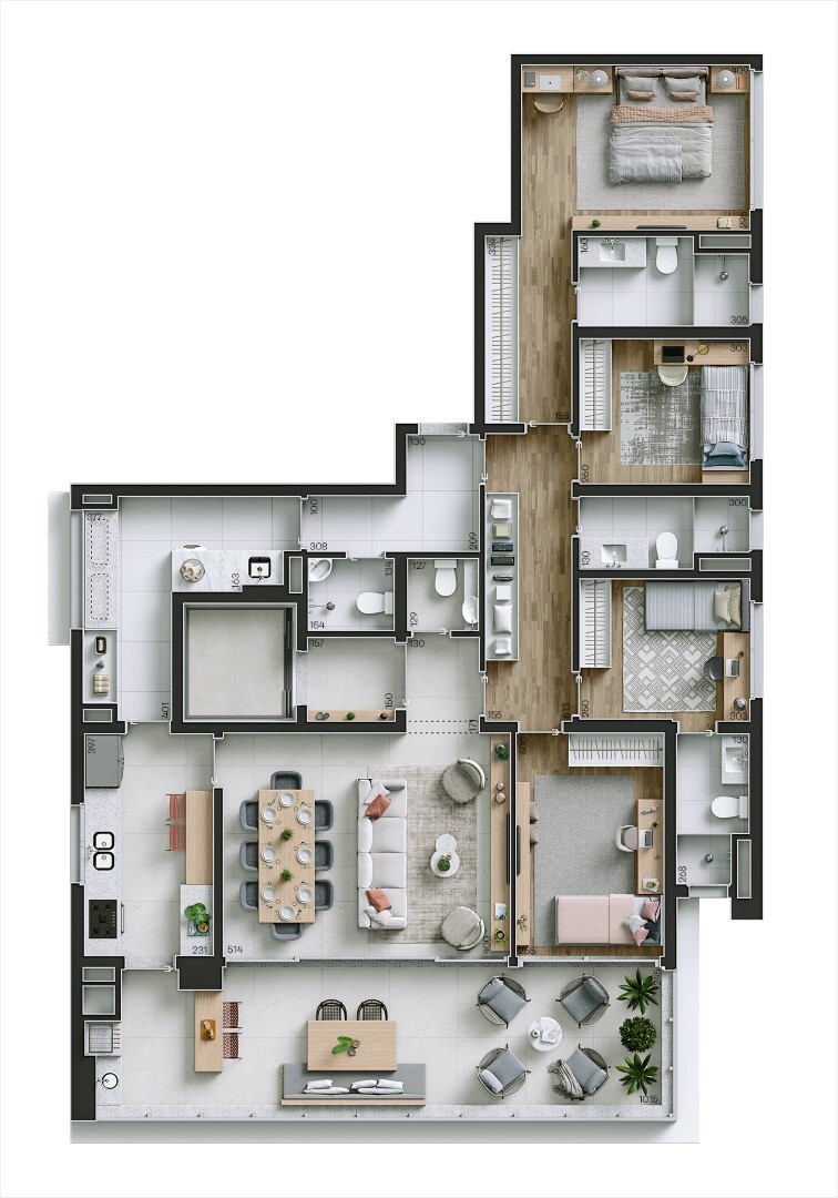 Apartamento, 4 quartos, 171 m² - Foto 18