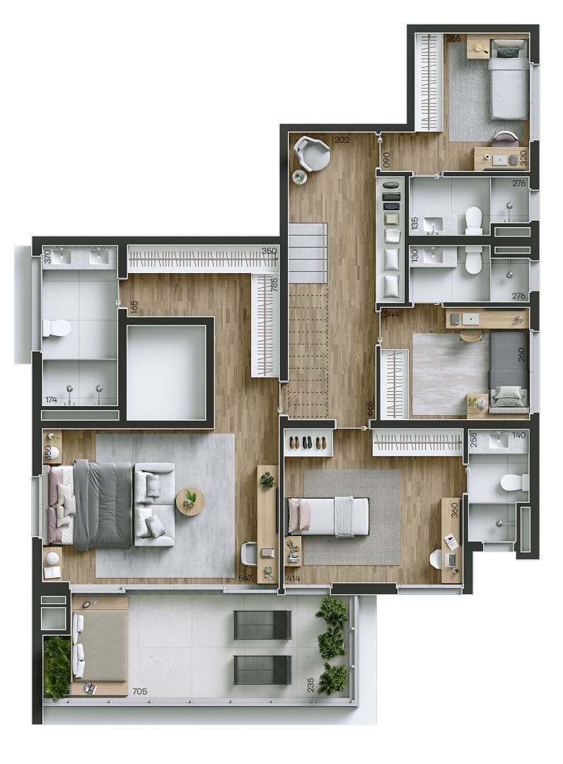 Apartamento, 4 quartos, 171 m² - Foto 20