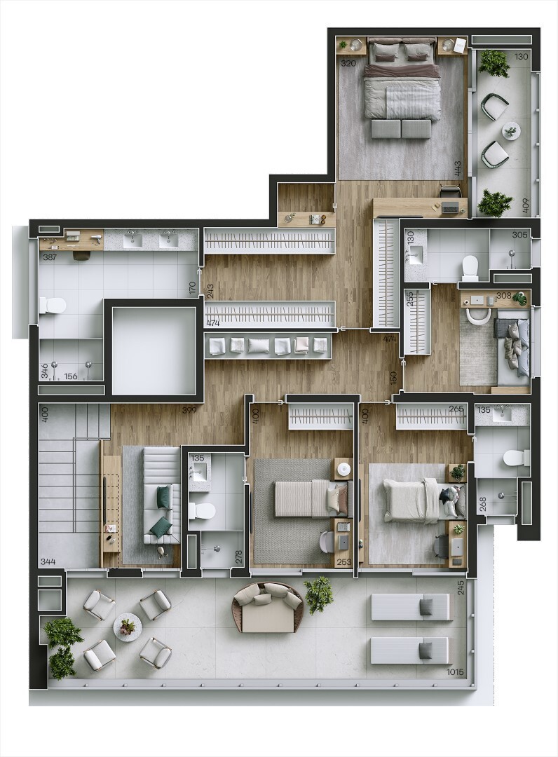 Apartamento, 4 quartos, 171 m² - Foto 22