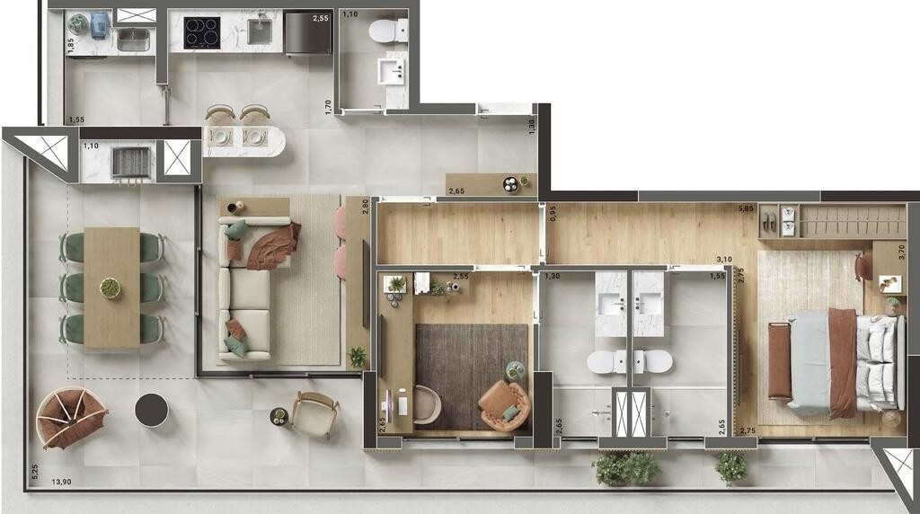 Apartamento, 2 quartos, 146 m² - Foto 18