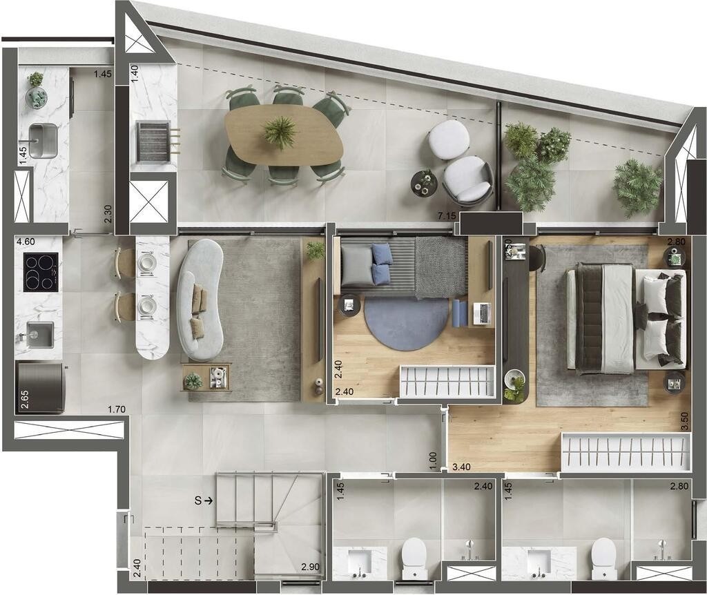 Apartamento, 2 quartos, 146 m² - Foto 20