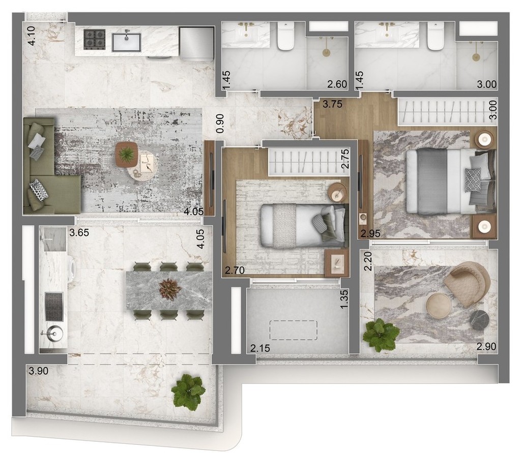 Apartamento, 1 quarto, 52 m² - Foto 25