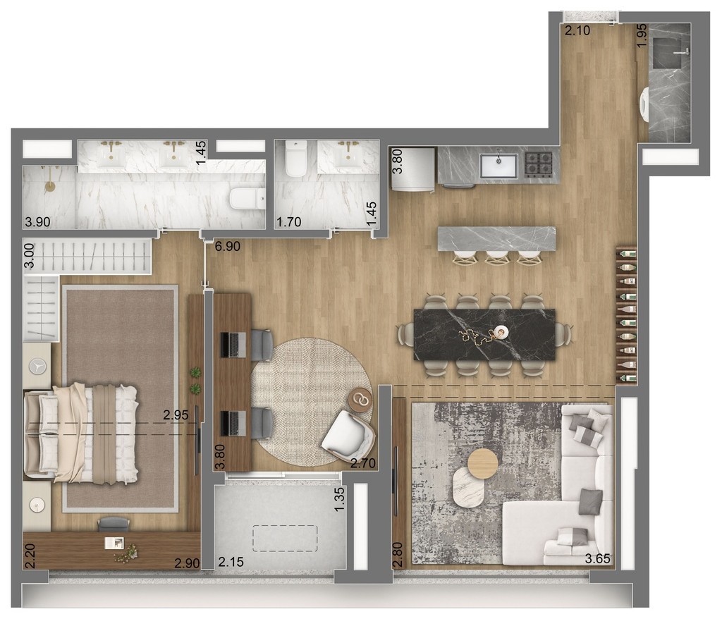 Apartamento, 2 quartos, 79 m² - Foto 28